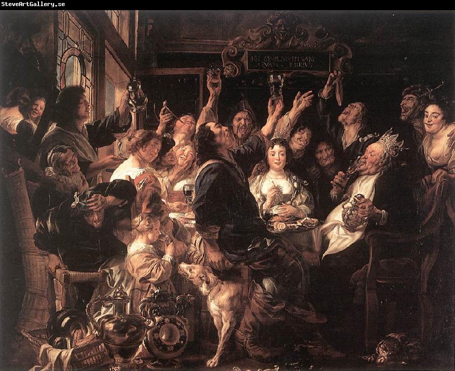 JORDAENS, Jacob The Bean King af